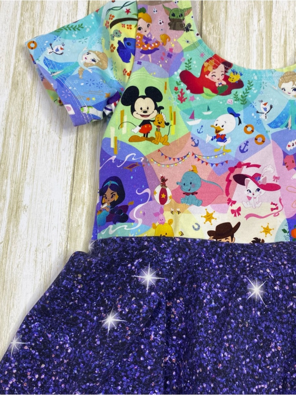 Chatty Bug Multi Color Princess Tunic Dress - Picture 2 of 5
